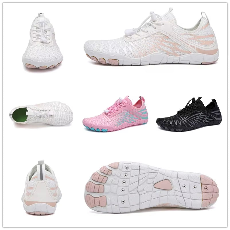 Women Men Aqua Shoes Beach Barefoot Water Sports Sneakers Unisex Summer Lightweight Quick Dry Outdoor Upstream Wading Swimming