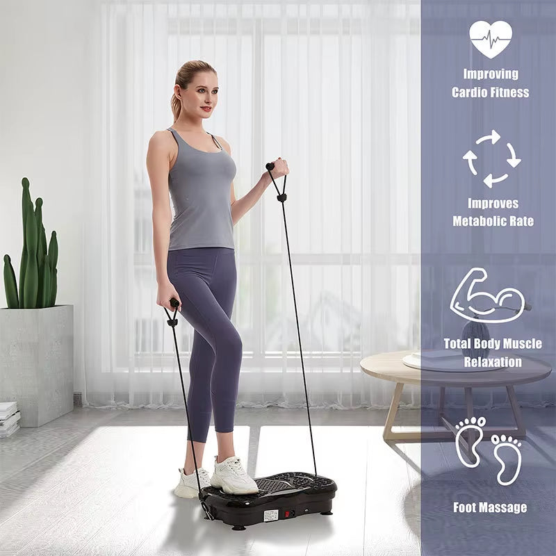 Home Fat Shaking Machine Weight Loss Vibration Machine Lazy Standing Fitness Vibration Machine Mini Body Shaping Machine