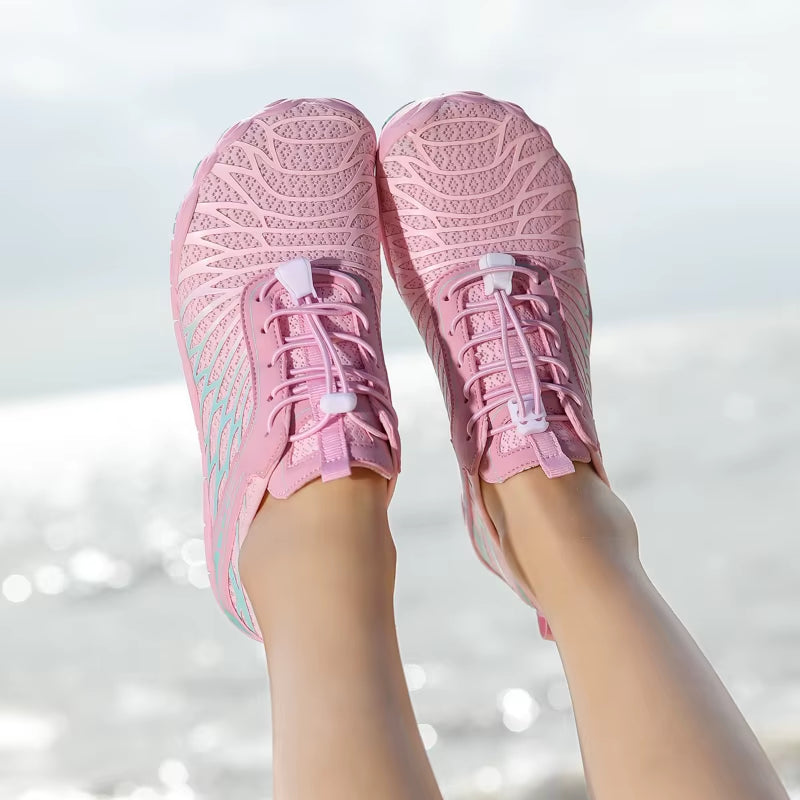 Women Men Aqua Shoes Beach Barefoot Water Sports Sneakers Unisex Summer Lightweight Quick Dry Outdoor Upstream Wading Swimming