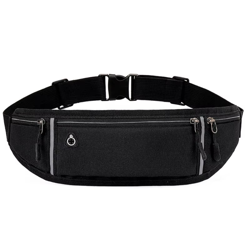 Adjustable Running Runners Belt Workout Waist Bag Elastic Phone Holder Fanny Pack for Unisex Jogging Pocket