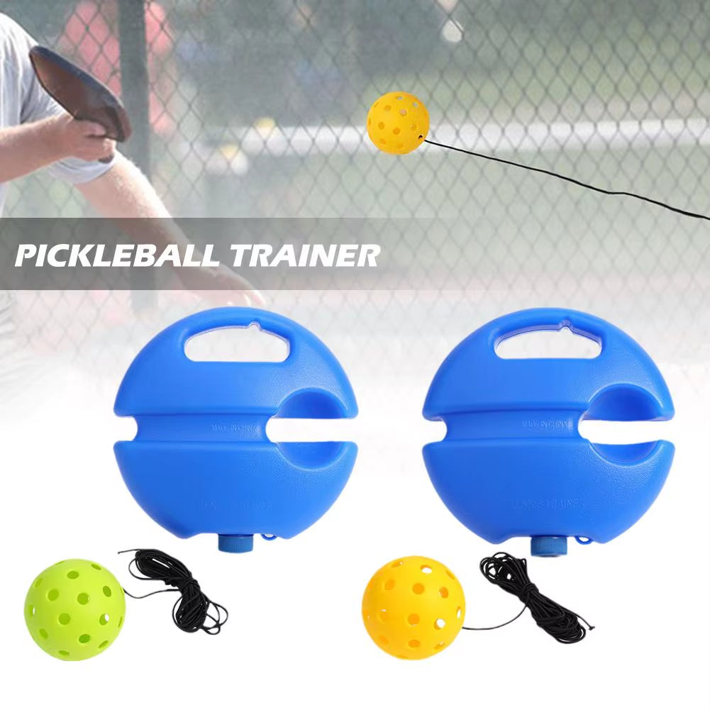 Pickleball Trainer Tennis Trainer Rebound Ball with String Baseboard Self Study Tennis Dampener Training Tool Exercise Equipment