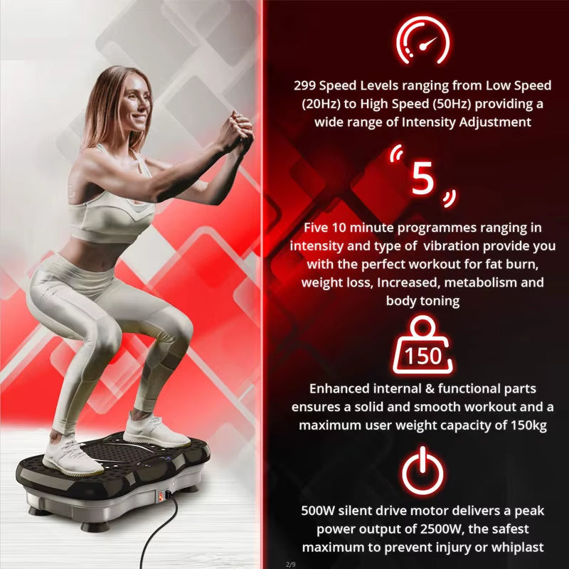 Home Fat Shaking Machine Weight Loss Vibration Machine Lazy Standing Fitness Vibration Machine Mini Body Shaping Machine