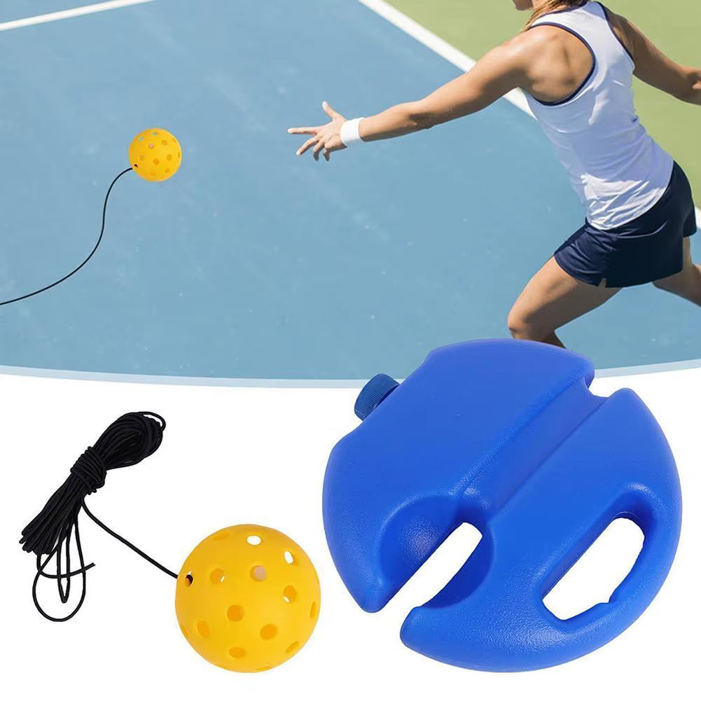 Pickleball Trainer Tennis Trainer Rebound Ball with String Baseboard Self Study Tennis Dampener Training Tool Exercise Equipment