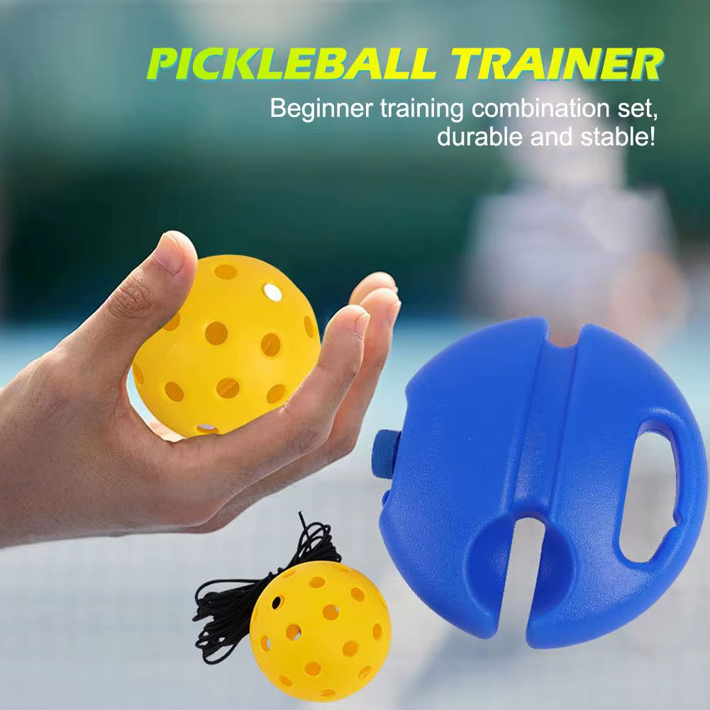 Pickleball Trainer Tennis Trainer Rebound Ball with String Baseboard Self Study Tennis Dampener Training Tool Exercise Equipment
