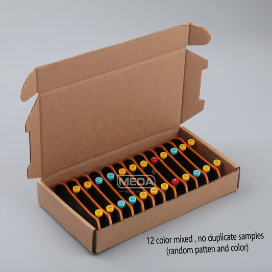 12Pcs/Lot Metal Bridge Finger Skateboard Frosted Surface Double Warping Plate Mini Skateboard Random Color Finger Toys Kids Gift