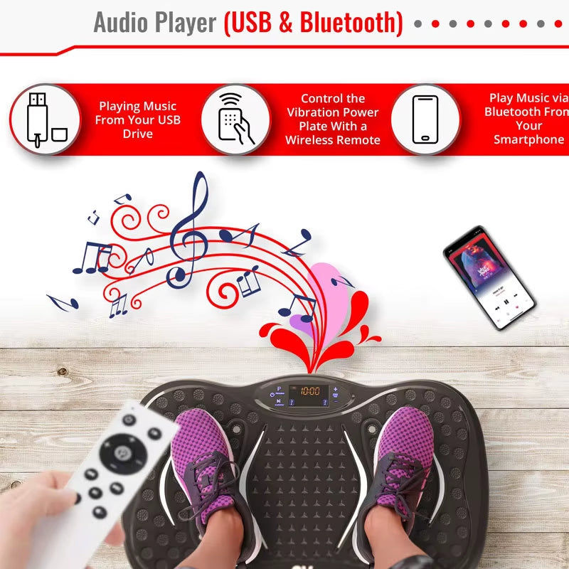 Home Fat Shaking Machine Weight Loss Vibration Machine Lazy Standing Fitness Vibration Machine Mini Body Shaping Machine