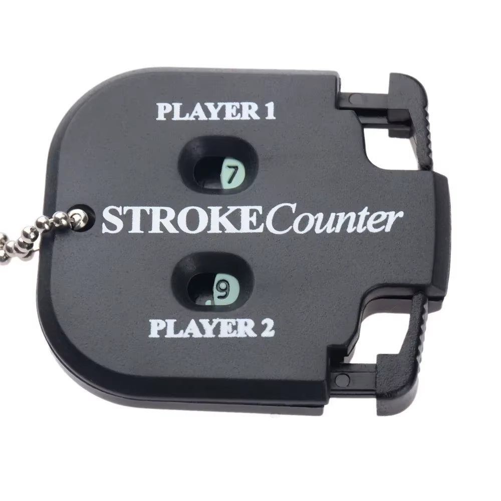Golf Ball Strike Count Mini Portable Putting Score Counter Double Digit Scorer with Keychain Golf Accessories Golf Training Aid